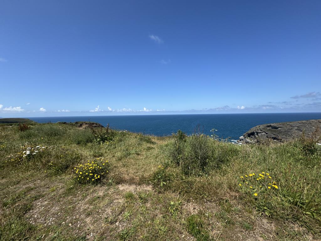 Lot: 33 - FREEHOLD LAND WITH SEA VIEWS - Sea view from land